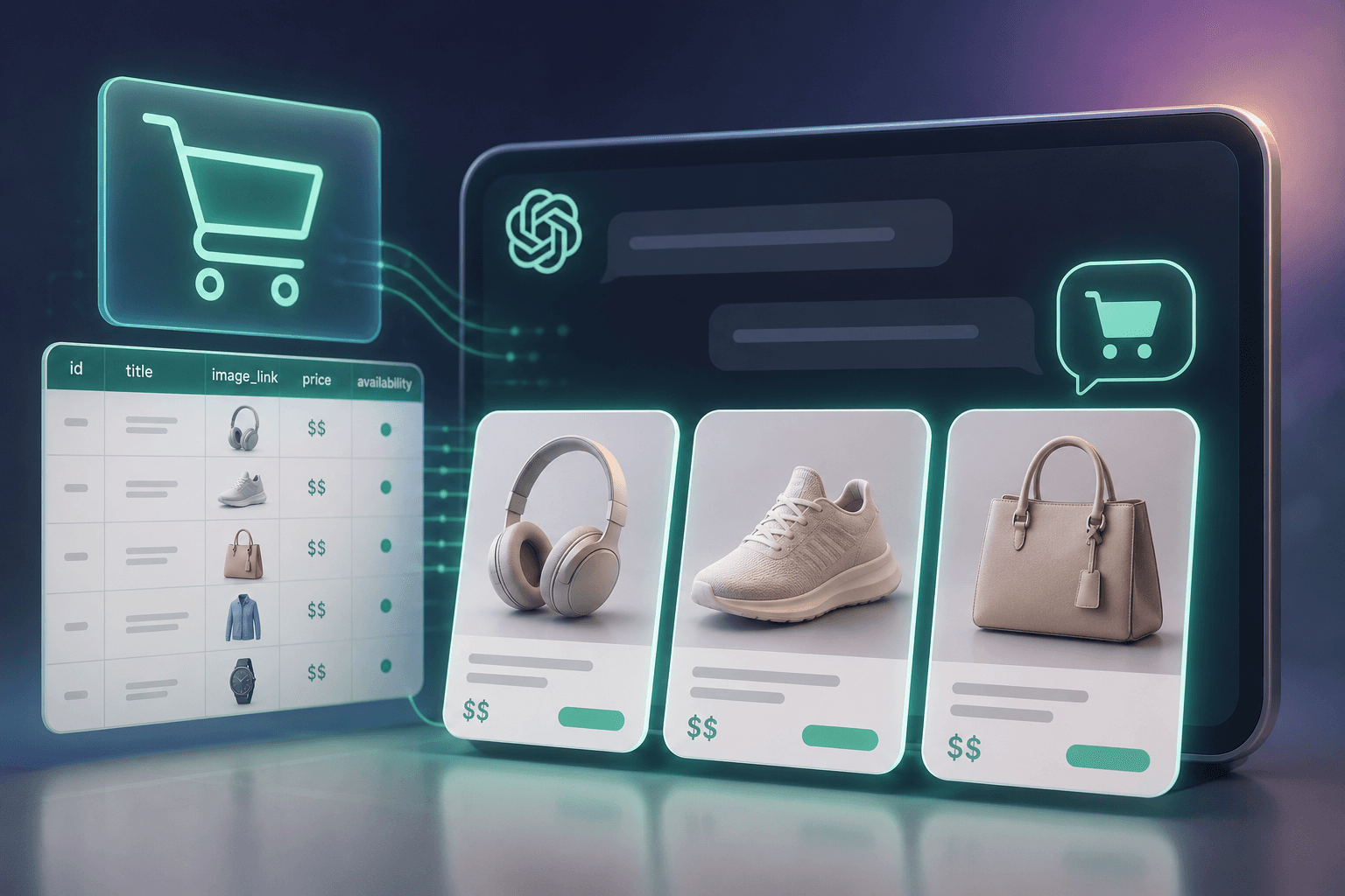 ChatGPT'de Ürün Feed Reklamları Nasıl Çalışır? | Vizenith — makale kapak görseli